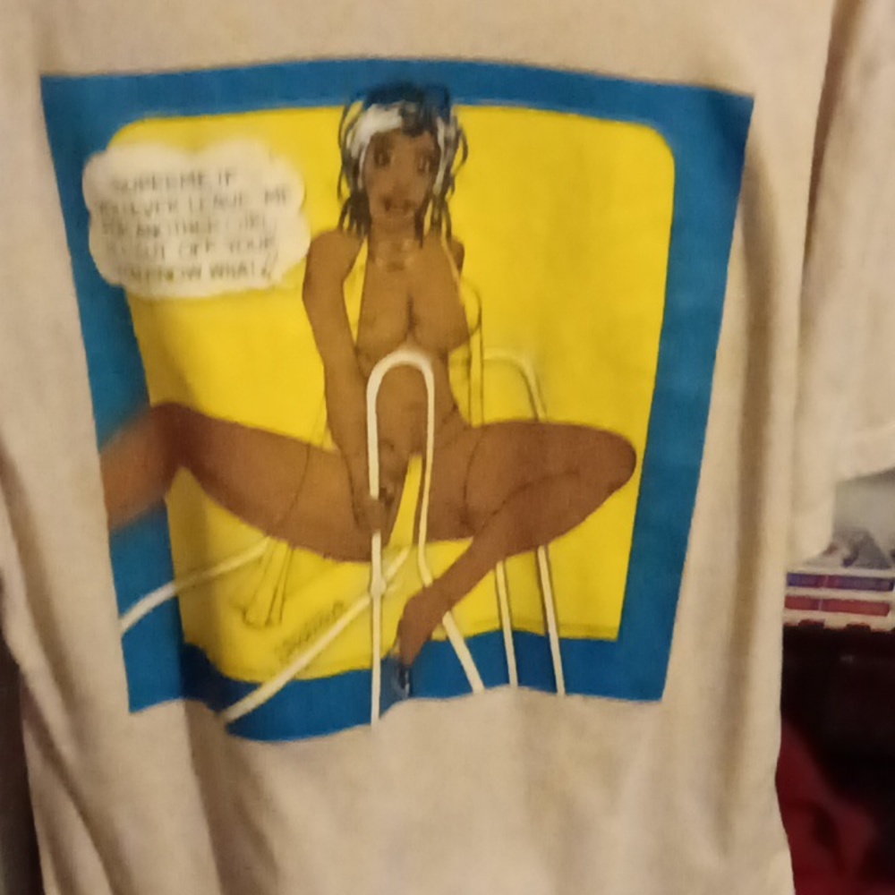 White Supreme T shirt